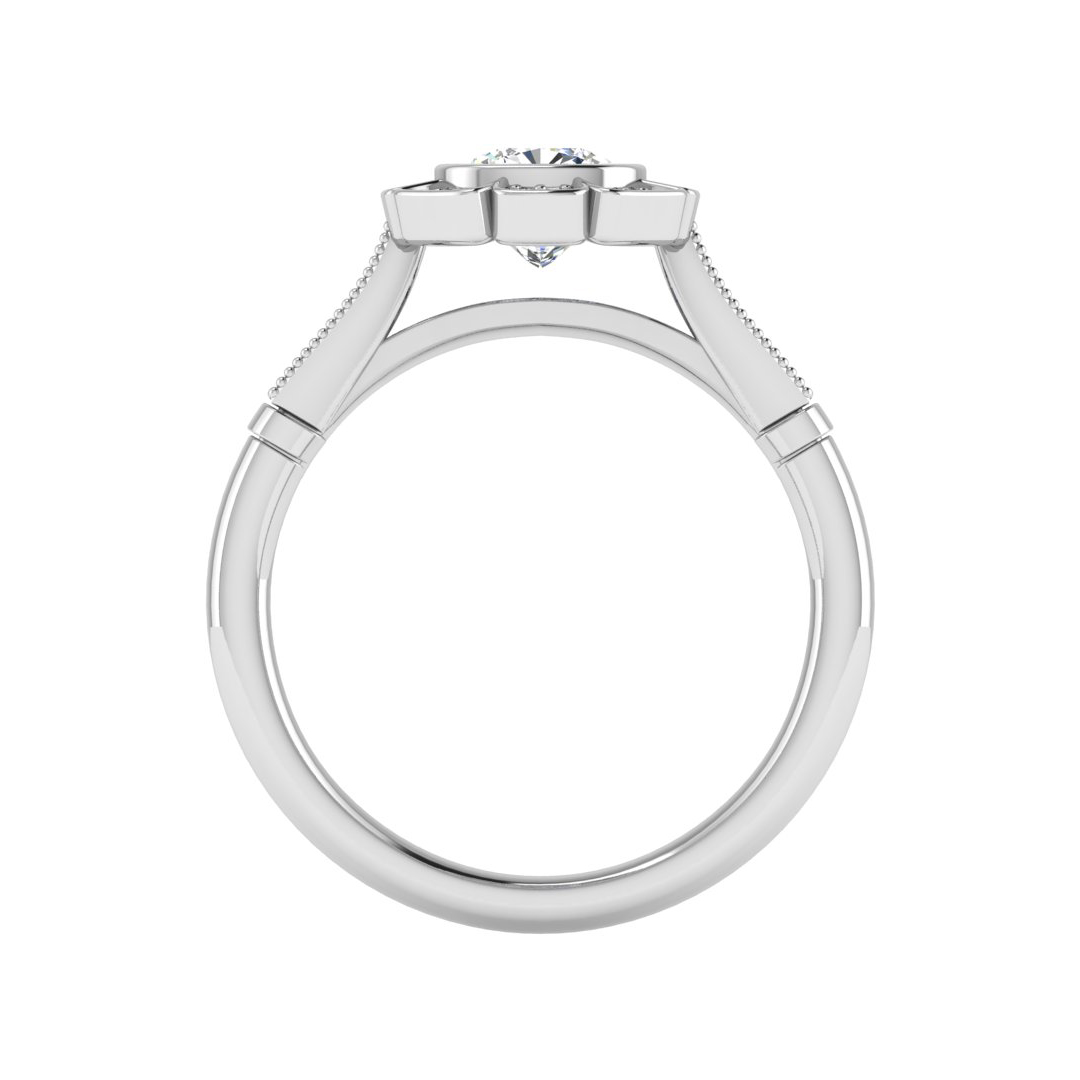Kaylani Halo Engagement Ring